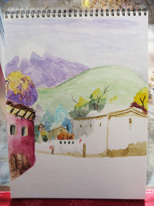 Watercolor by Cheri Long