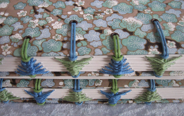 Dos-a-dos Goals Journal: Detail of binding