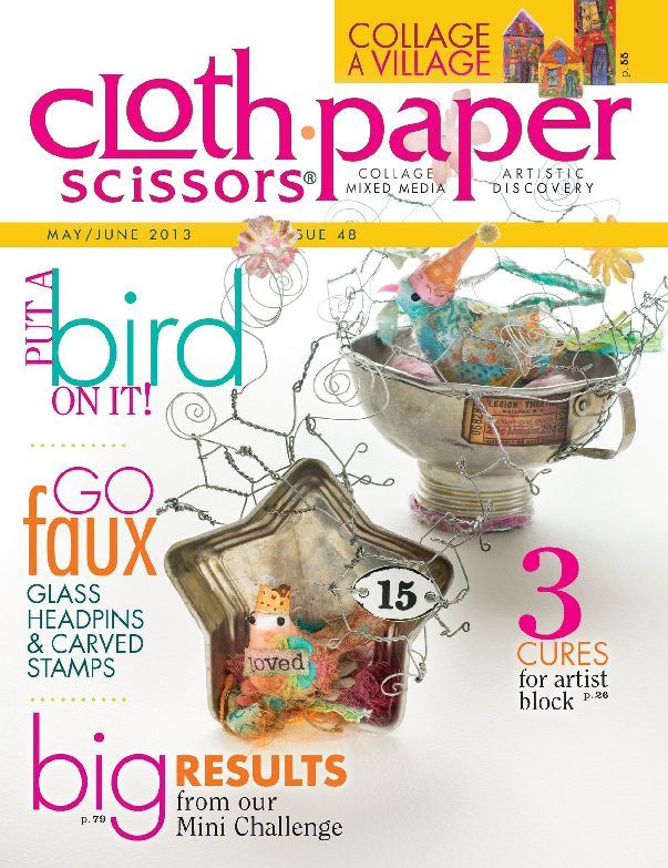 Cloth Paper Scissors, May/June 2013