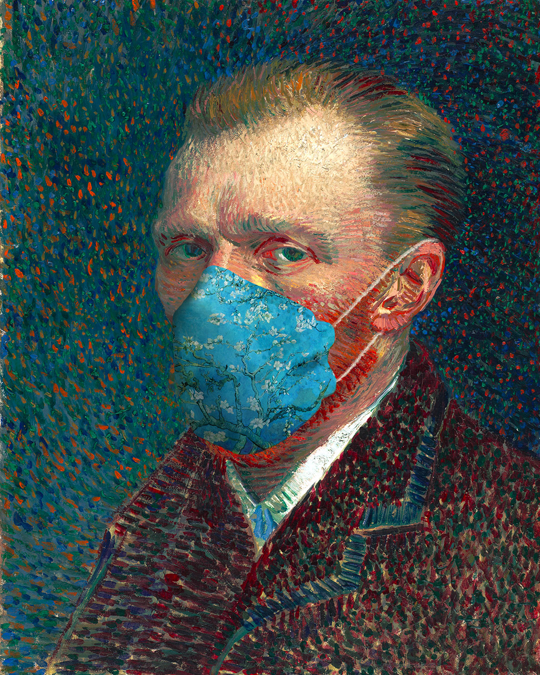 Masked Vincent Van Gogh by Nikki Smith