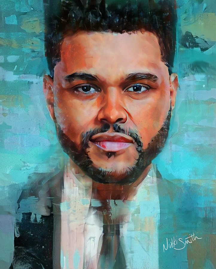 The Weeknd, Portrait by Nikki Smith